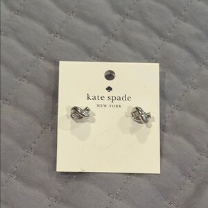 Kate Spade Silver Knot Earrings
